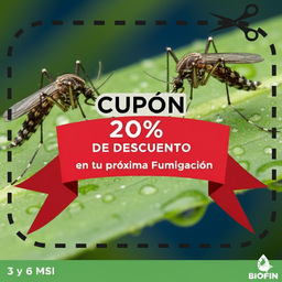 Cupón descuento mosquitos